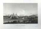 1ere vue de Marseille, lithographie de Garneray.. GRAVURE - MARSEILLE - Vue générale.