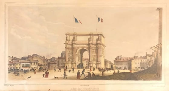 Arc de Triomphe (Marseille) par Marius Ravel.