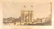 Arc de Triomphe (Marseille) par Marius Ravel.. GRAVURE - MARSEILLE - Arc de Triomphe  - RAVEL