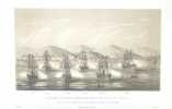 L'Escadre cuirassée d'évolutions mouillée devant la Joliette salue l'arrivée à Marseille de S.M. l'Empereur Napoléon III (30 avril 1865), lithographié ...