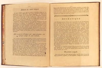Exercice sur la Mécanique dédié à Messieurs les Echevin (sic) et Députés de la Chambre du Commerce.