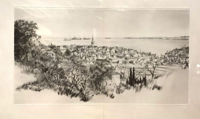 Vue de Martigues.