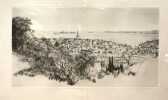 Vue de Martigues.. GRAVURE - PROVENCE Martigues