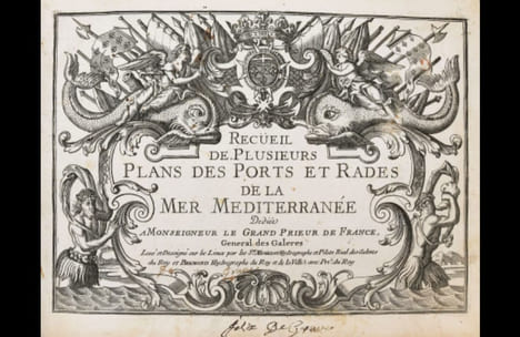 Recueil de plusieurs plans des ports et rades de la mer Méditeranée.. MICHELOT (Henri)