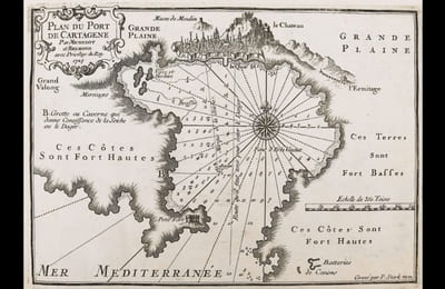 Recueil de plusieurs plans des ports et rades de la mer Méditeranée.