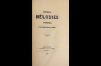 Nouvelles mélodies. Poésies.