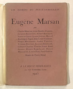 Les soirées du Petit-Versailles Eugène Marsan.