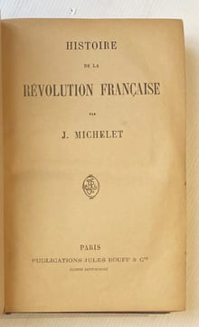 La Révolution française.. MICHELET Jules