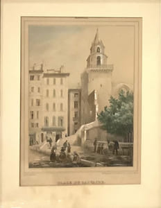 Place du Calvaire par Emile Loubon.