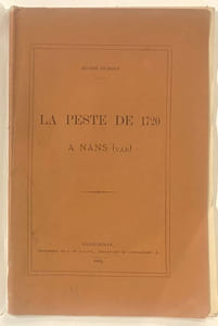 La peste de 1720 à Nans (Var).