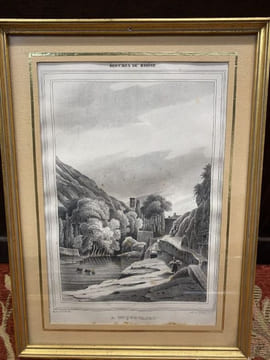 a Roquevaire . GRAVURE PROVENCE - Roquevaire 