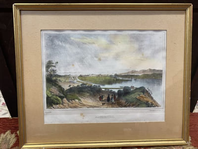 Martigues - lithographie de Delarue d'après Grésy 