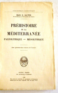 Préhistoire de la Méditerranée. Paléolithique, mésolithique.