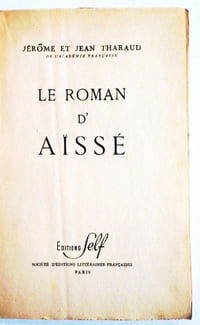 Le roman d'Aïssé.