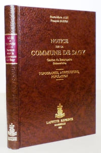 Notice sur la commune de Sagy, canton de Beaurepaire (Saône-et-Loire).