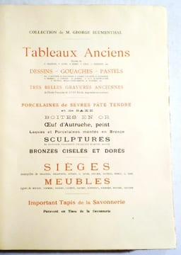 Catalogue des objets d'art et d'ameublement du XVIIIè siècle : tableaux anciens, dessins, gravures, porcelaines, sculptures, tapis… composant la ...