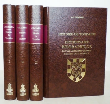 Histoire de Touraine depuis la conquête des Gaules par les Romains, jusqu'à l'année 1790; suivie du dictionnaire biographique de tous les hommes ...