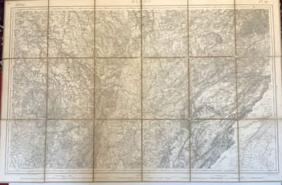 d'Etat-Major des environs de Dijon. (Tonnerre, Bourban-Lancy, Pontarlier, Plombière).
