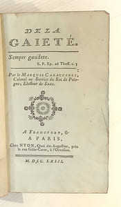 De la Gaieté.