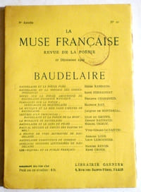 Revue de poésie, 8éme année, numéro 10, 10 décembre 1929.