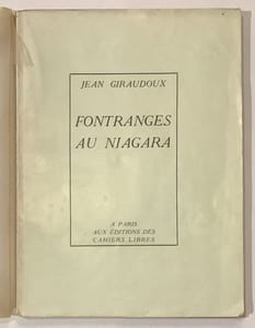 Fontranges au Niagara.