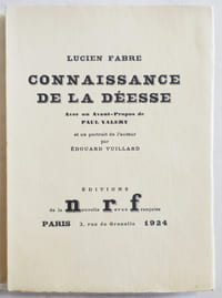 Connaissance de la Déesse. Avant-propos de Paul Valéry.