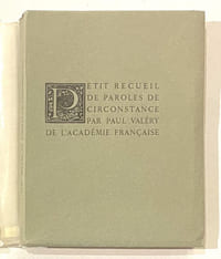 Petit recueil de paroles de circonstances.