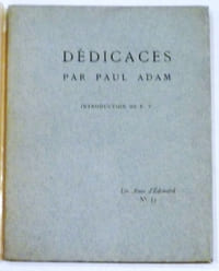 Dédicaces. Les amis d'Edouard n° 35. Introduction de Paul Valéry.