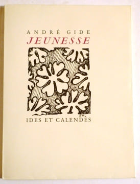 Jeunesse.. GIDE Jeunesse. (André).
