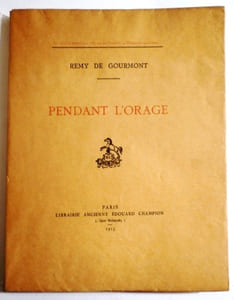 Pendant l'orage.