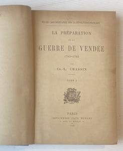 La préparation de la guerre de Vendée. 1789-1793.