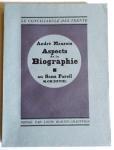 Aspects de la biographie collection "Le conciliabule des trentes".
