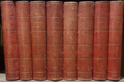 OEuvres complètes. Avec des extraits dr Daubenton et la classification de Cuvier. Histoire naturelle comprenant les cétacés, les quadrupèdes ovipares, les serpents et les poissons. Précédée de l'éloge de Lacépède par Cuvier. Avec des notes et la nouvelle classification par M. A.-G. Desmarest.