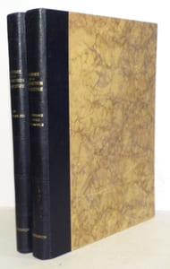Histoire de la locomotion terrestre. Vol I: Les chemins de fer; vol II: la locomotion naturelle- l'attelage- la voiture- le cyclisme- la locomotion mécanique-