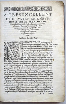 Mémoires de l'histoire de Lyon. Avec une table des choses mémorables contenues dans ce présent livre.. PARADIN DE CUISEAUX (Guillaume).