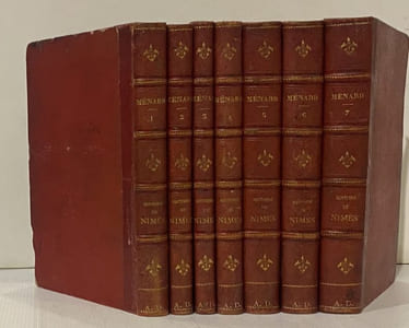 Histoire civile, ecclésiastique et littéraire de la ville de Nîmes. Texte  et notes , suivies de dissertations historiques et critiques sur ses antiquités, et de diverses observations sur son histoire naturelle.