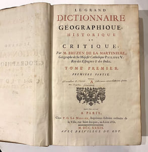 Le grand dictionnaire géographique, historique et critique.