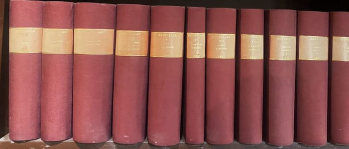 Oeuvres complètes. Nouvelle édition, revue et corrigée par l'auteur, imprimée sur les manuscrits autographes, et augmentée de la langue des calculs, ouvrage posthume. Cours d'études pour l'instruction du Prince de Parme.