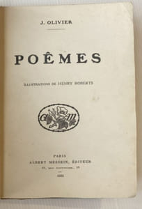 Poêmes. Illustrations de Henry Robert.