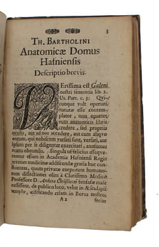 De Medicina Danorum domestica dissertationes X. Cum ejusdem Vindiciis & Additamentis.. "BARTHOLIN, THOMAS.