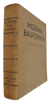 Moderne Bauformen. Monatshefte für Architectur und Raumkunst. XXX. Jahrgang 1931. Stuttgart, (1931).. HOFFMANN, JULIUS (Hrsg.).