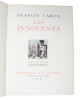 Les Innocents. Eaux-Fortes de Dignimont. Paris, Émile Hazan & Cie, (1930).. "CARCO, FRANCIS - DIGNIMONT (Illustr.).