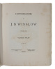 L'Autobiographie de J.B. Winslow. Publiée par Vilhelm Maar.. WINSLØW, J.B. (WINSLOW).
