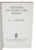 Treatise on Right and Wrong.. MENCKEN, H. L.