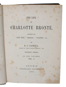 The Life of Charlotte Brontë, Author of ""Jane Eyre"", ""Shirley"", ""Villette"", &c. Copyright Edition. In Two Volumes. 2 Vols. - [THE FIRST BIOGRAPHY OF BRONTË]