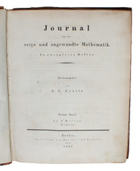 (7 papers in ""Crelle's Journal"":) 1. Untersuchung der Functionen zweier unabhängig veränderlichen Grössen x und y, wie f(x,y), welche die Eigenschaft haben, dass f(z, f(x,y)) eine symmetrische Function von z,x und y ist. - 2. Beweis der Unmöglichkeit ...