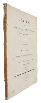 Recherches sur les fonctions elliptique.. "ABEL, NIELS HENRIK.