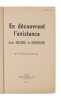 En d&eacute;couvrant l'existence Avec Husserl et Heidegger. - [INTRODUCING PHENOMENOLOGY IN FRANCE]. "LEVINAS, EMMANUEL.