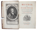 Oeuvres. (Edited by C. Bossut). 5 vols.. PASCAL, BLAISE.