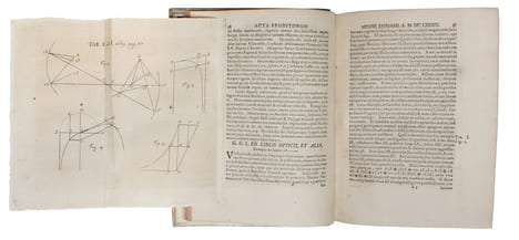 De Lineis Opticis, et alia" Excerpta ex literis ad--- (+) Schediasma de Resistentia Medii, & Motu projectorum gravium in medio resistente. (+) ...